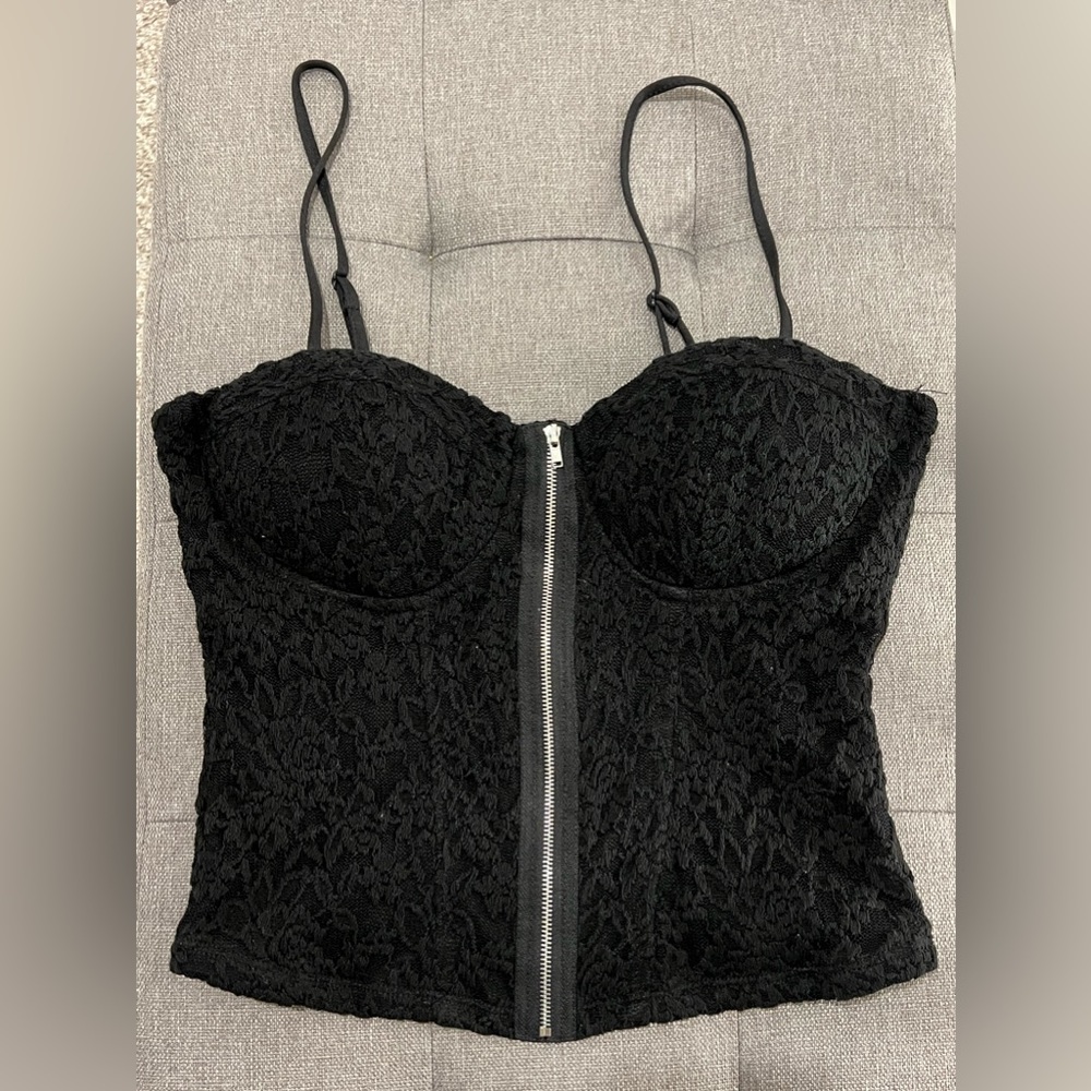 PAPAYA Lace Bralette Bustier Top